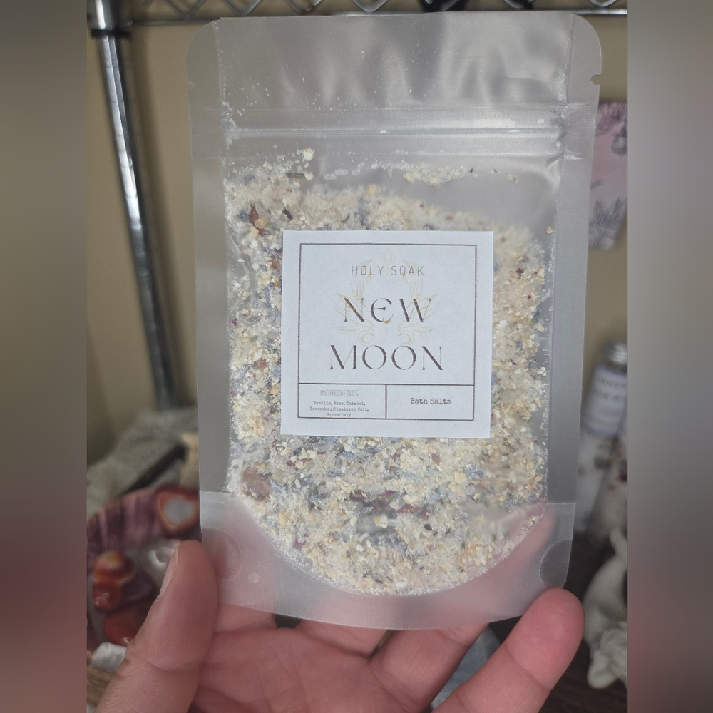 New Moon Bath Soak |,Botanical Bath Soak , Gifts ,  Goddess …